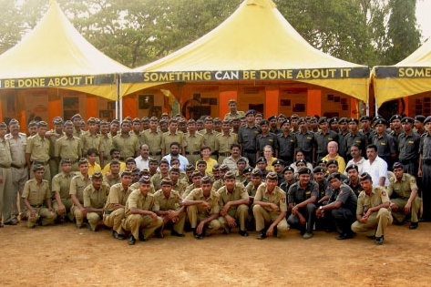 Scientology Volunteer Ministers Cavalcade in Mumbai, India.