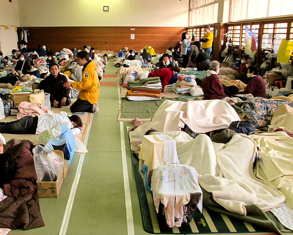 Scientology Volunteer Ministers served in shelters for those left homeless by the 2011 earthquake and tsunami, described as the worst disaster to strike Japan since the end of World War II.