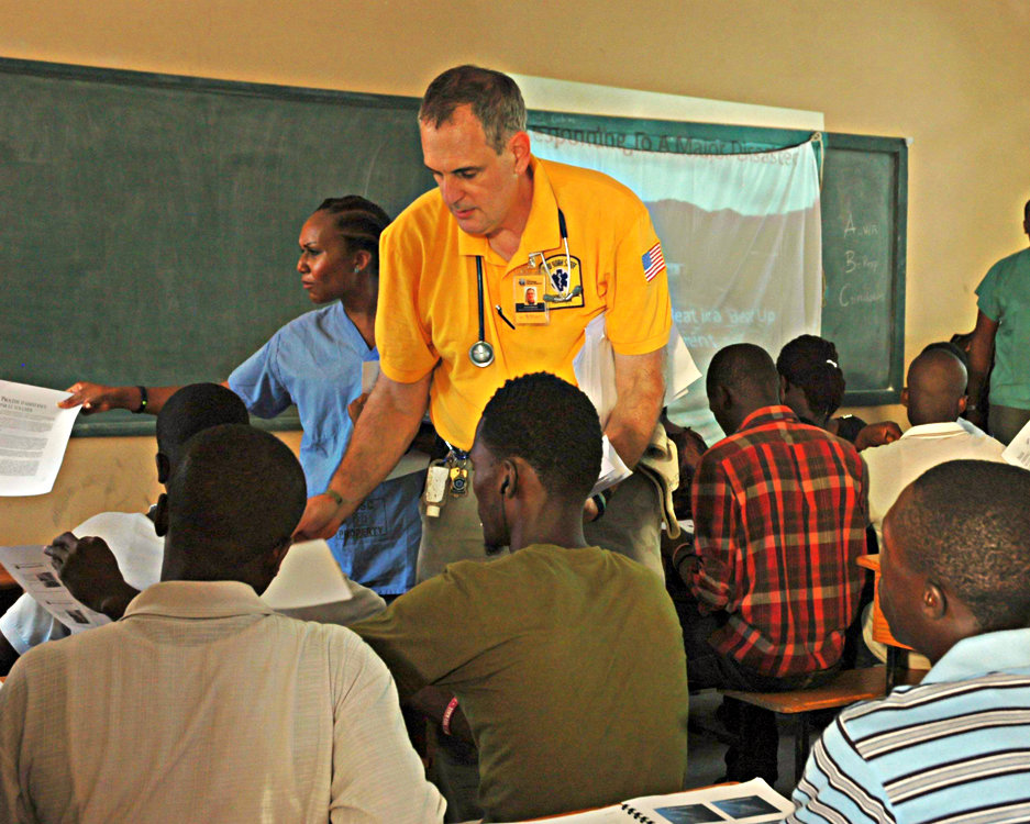 An active partner in the Rockland County Haiti Relief Coalition, Lindeman conducted the August 2011 training sessions the Coalition organized in Haiti.