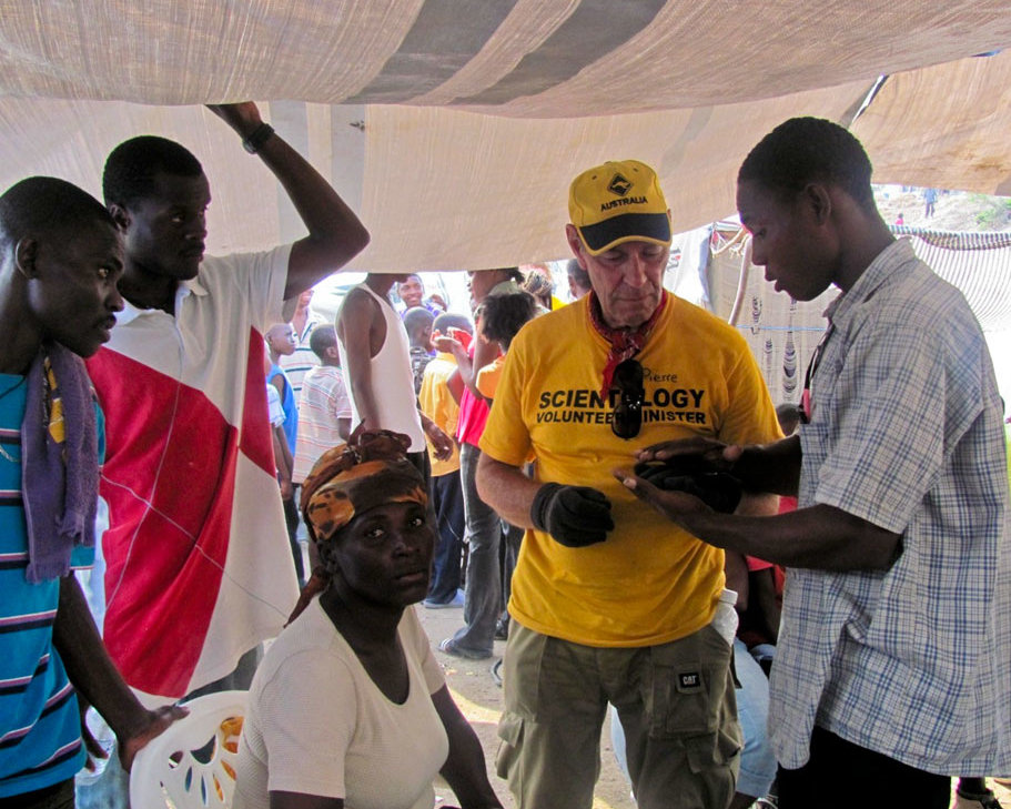 Peter Dunn served for several months in Haiti helping its people as a Scientology Volunteer Minister.