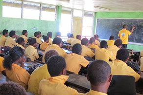 Scientology Volunteer Ministers deliver seminars on Study Technology at Honiara schools in the Solomon Islands in May 2012.