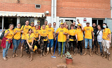 BOND FORGED IN HELPING OTHERS