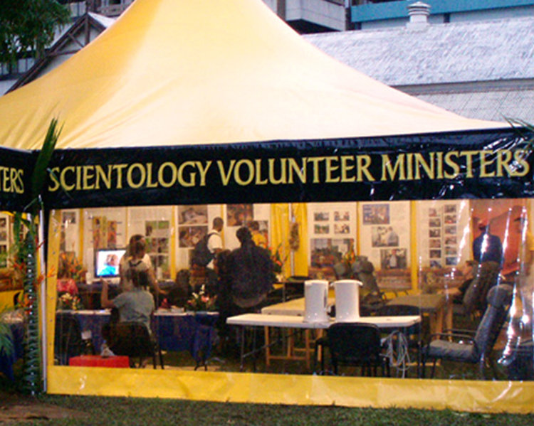 Scientology Volunteer Ministers are helping cleanup crews remove mud and debris from homes.