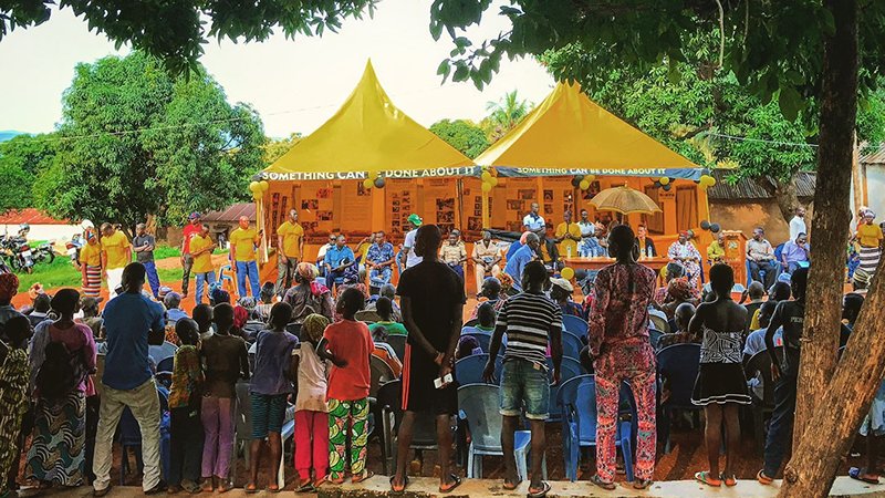 Grand opening of the Volunteer Ministers Good Will Tour in Bassar, Togo